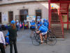 I ciclisti schierati